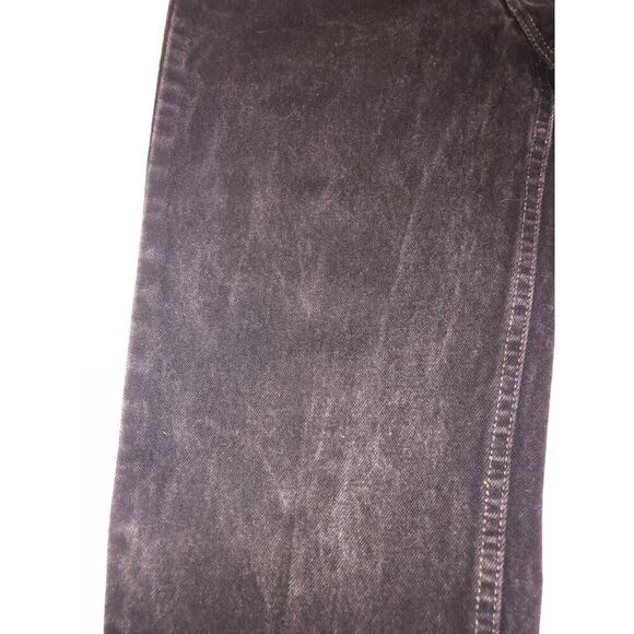Levi’s 512 Slim Fit Tapered Leg Size 9 JR Womens Jeans Black 90's Made in USA - Picture 7 of 9